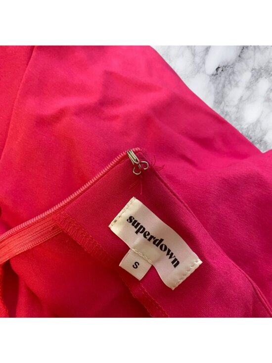 Superdown Luna Cut Out Jumpsuit - Hot Pink - Picture 9 of 11